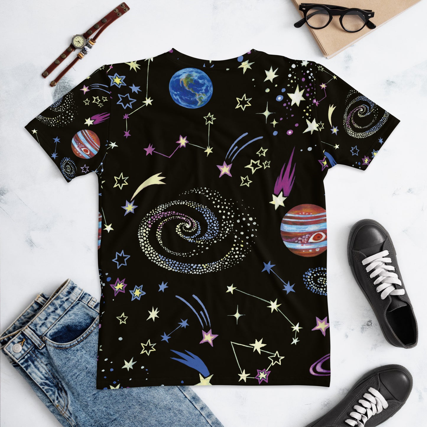 Space Print Women's Tee